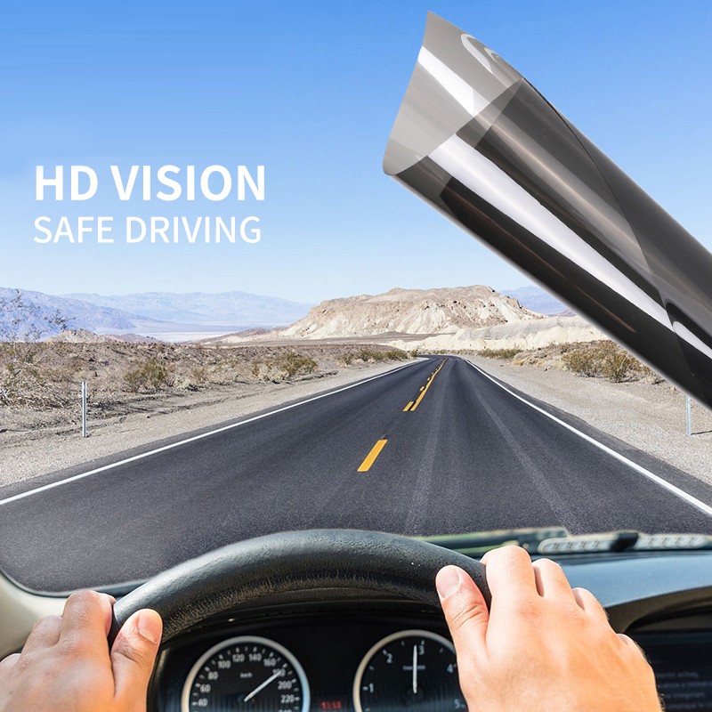 car window tint high clarity hd vision heat rejection uv protection for safe driving