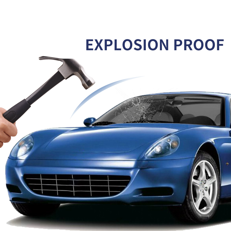 sf50 nano ceramic windshield film strong explosion proof impact protection for car front windshield