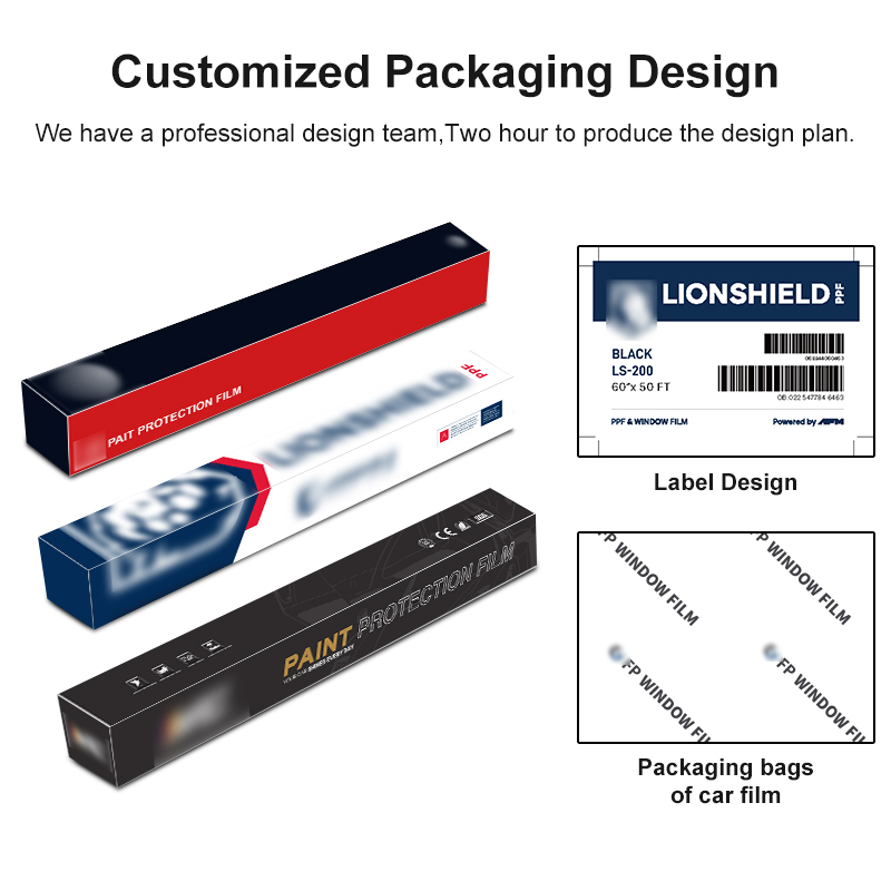 window film OEM and ODM packaging design with custom branding and label solutions