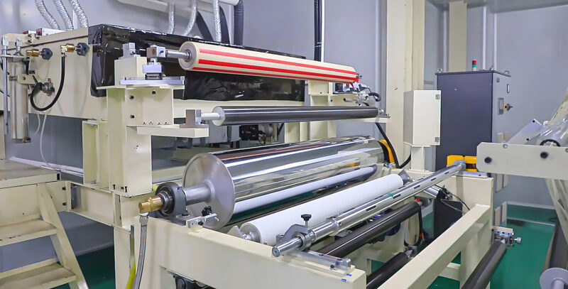 KSB window film manufacturer factory with coating and laminating machine for film production and layer bonding
