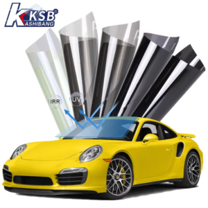 carbon window film with adjustable vlt and medium insulation for car windows