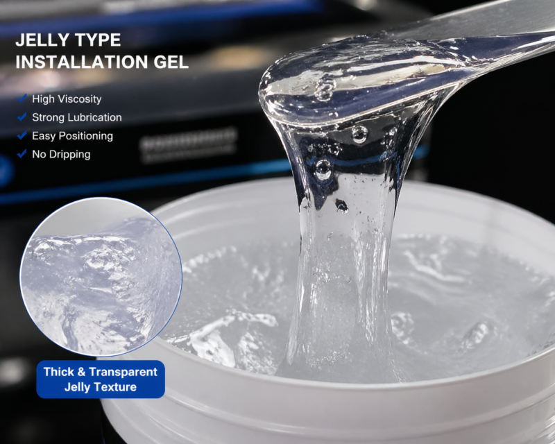 installation gel jelly type with smooth application and bubble reduction for window film installation