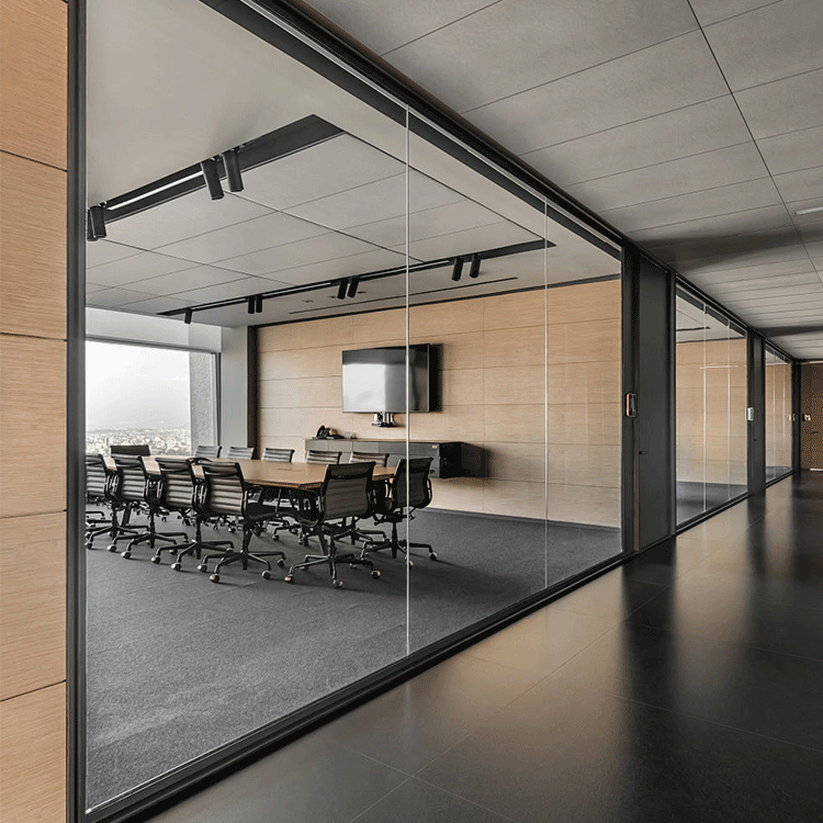 Smart Film on Building Glass