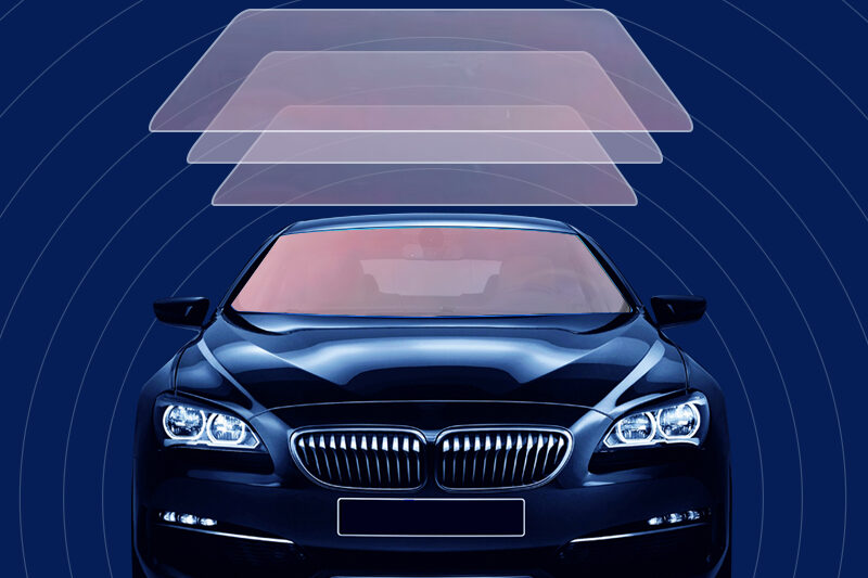 chameleon purple light film 8090 with three layer structure for car windows
