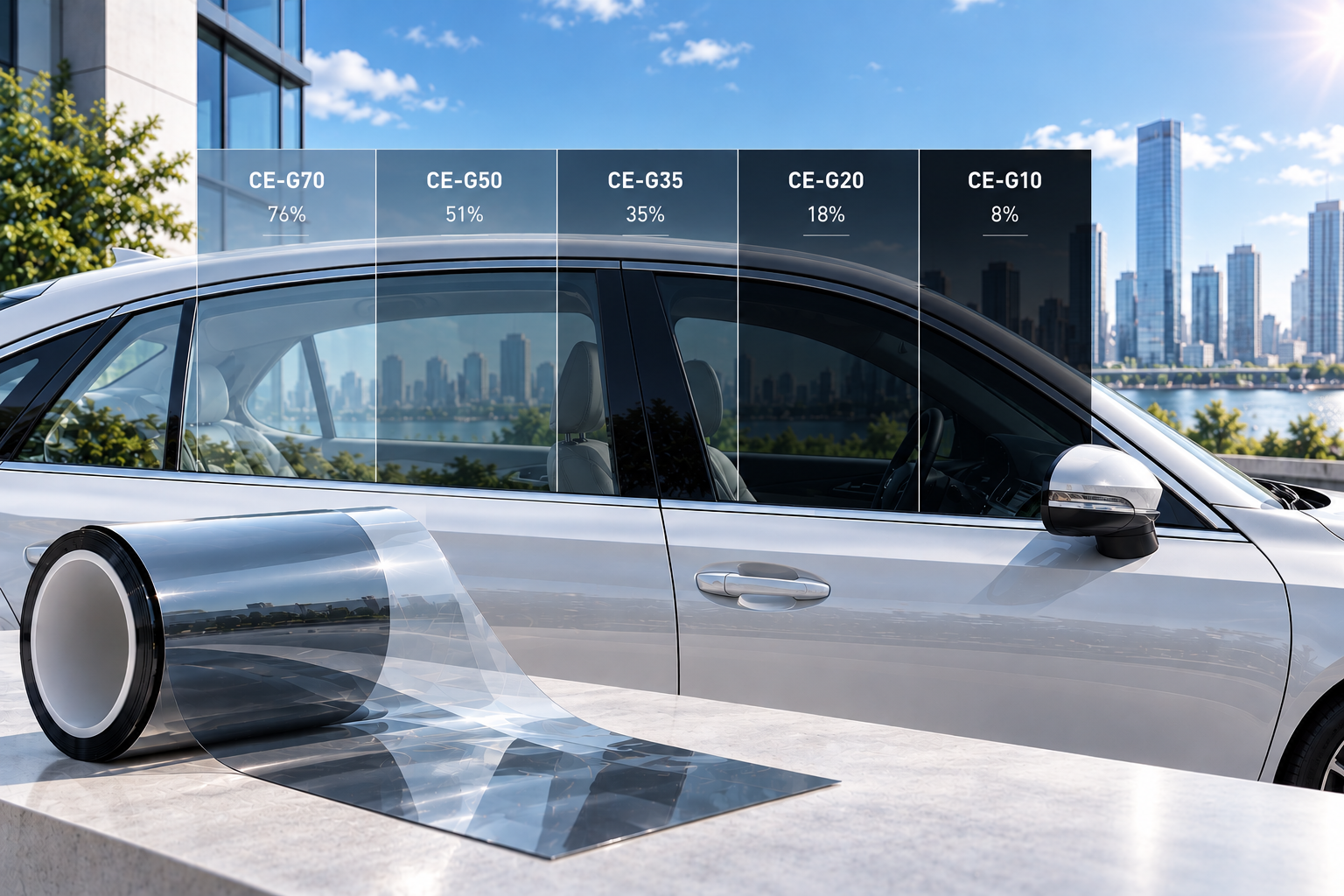 CE-G Series Nano Ceramic Cat Eye Window Film