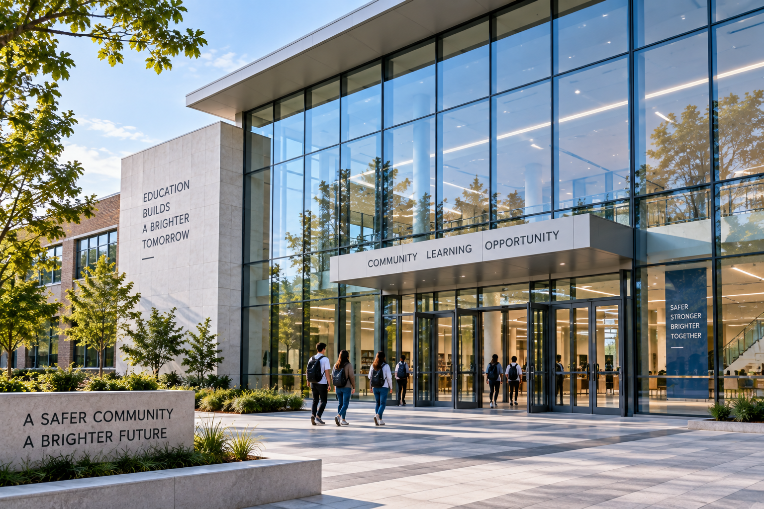 Safety window film for public buildings