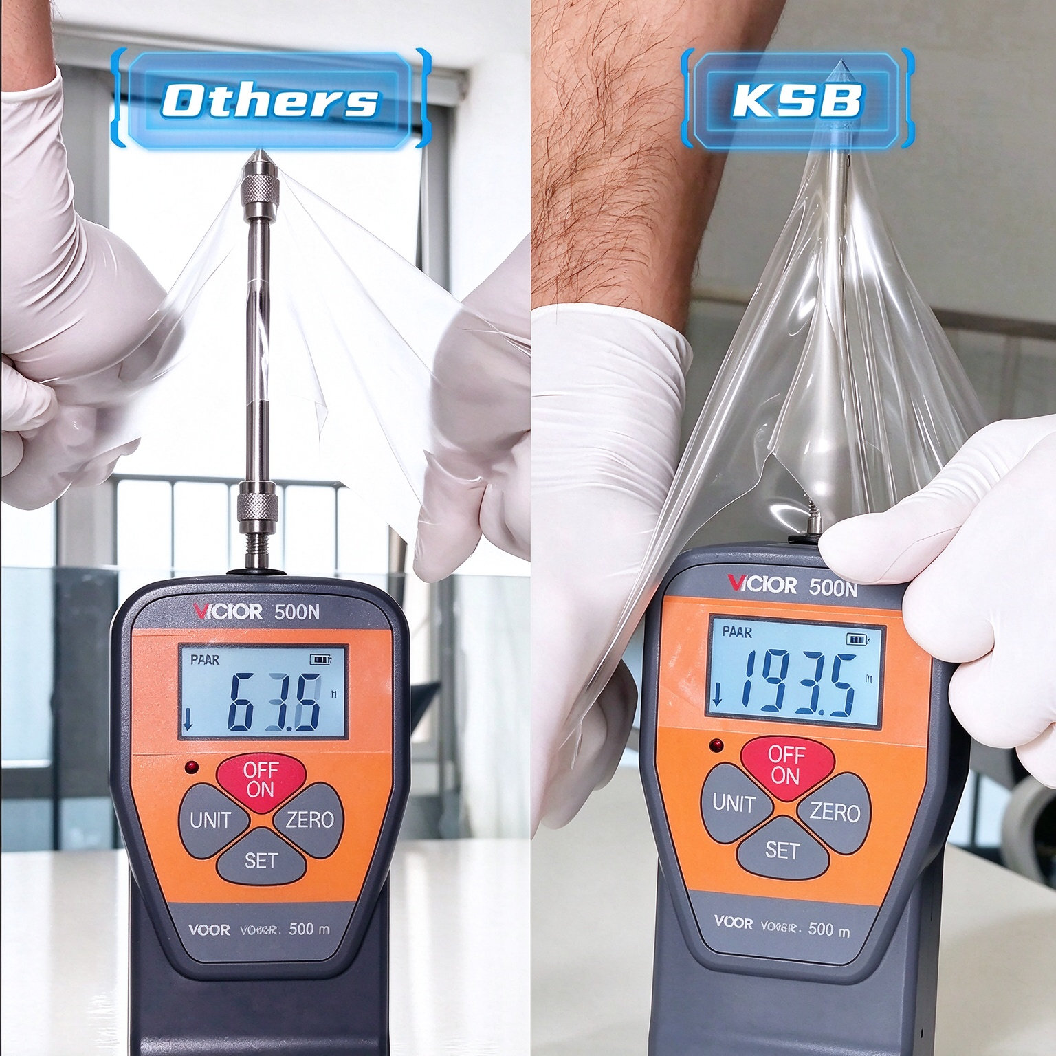 KSB 7.5 mil PPF puncture resistance comparison test